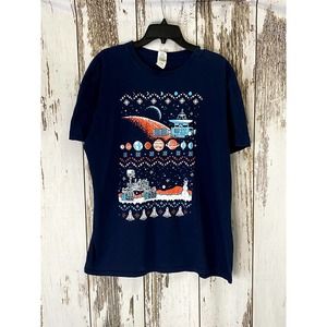 Blue And Orange Space T-Shirt